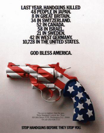American gun reform poster - what is copywriting?