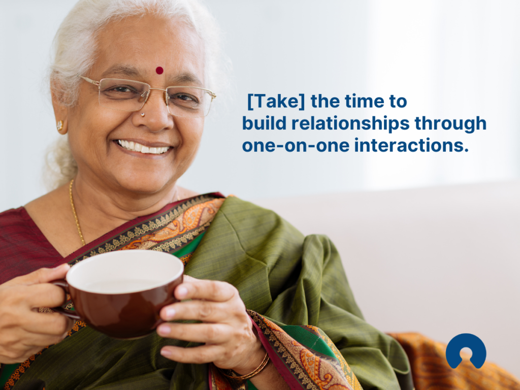How To Guide Attracting Potential Legacy Donors text elderly woman with tea